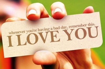 I love you