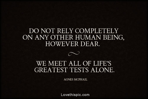Do not rely 