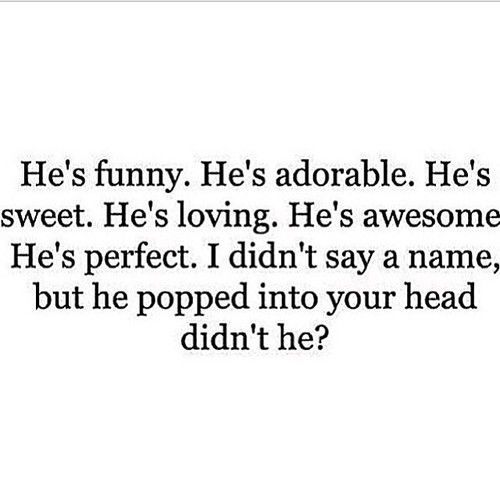 He's funny