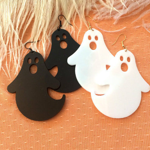 Acrylic Ghost Earrings Acrylic Ghost Earrings