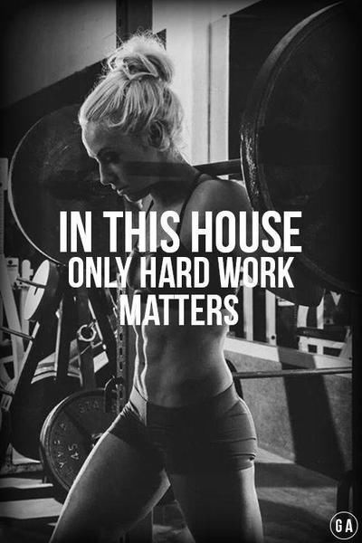 Only hard work matters