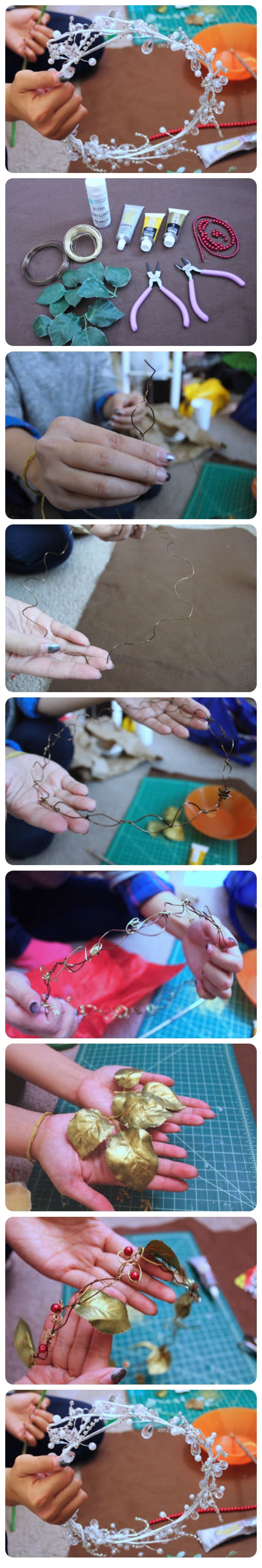 DIY Winter Circlets
