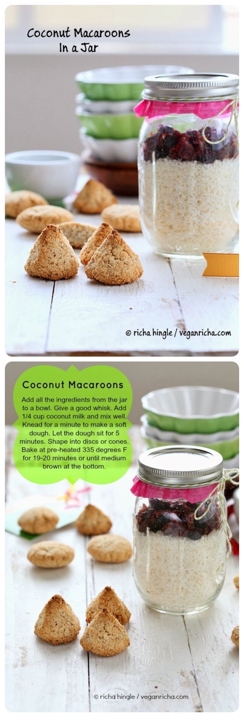 Coconut Macaroons in a jar Coconut Macaroons in a jar