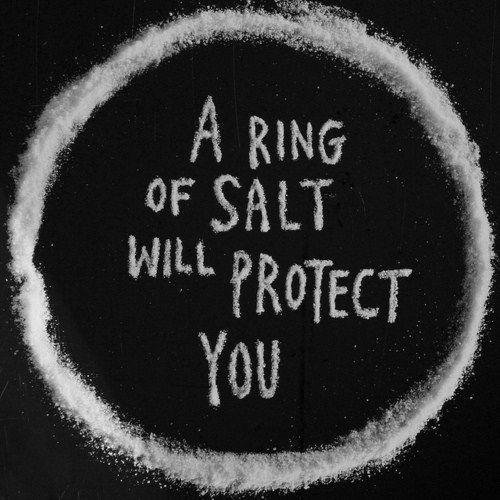 A ring of Salt will protect you