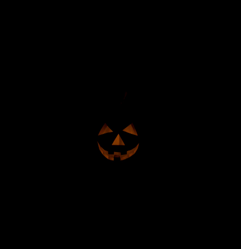 Glowing jack o lantern