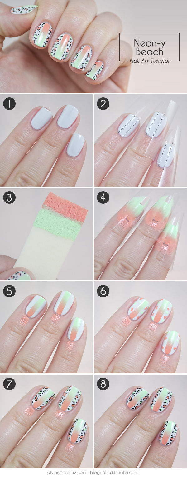 Neon Nail Art Neon Nail Art