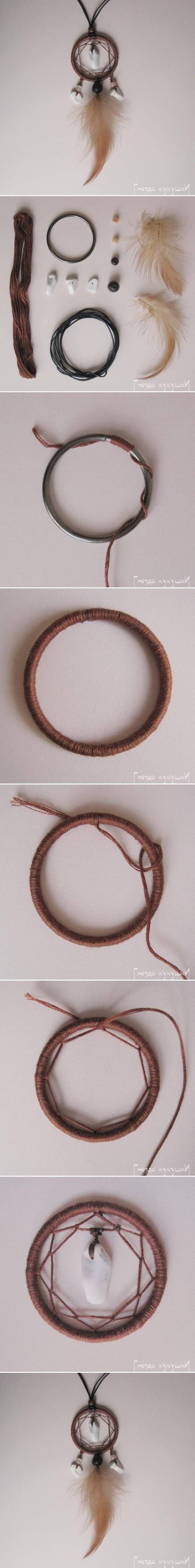 DIY Pendant Dreamcatcher DIY Pendant Dreamcatcher