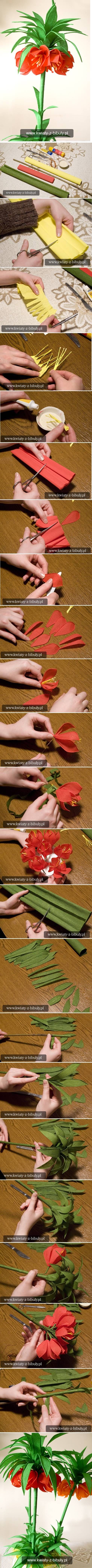 DIY Pretty Crepe Paper Flower
