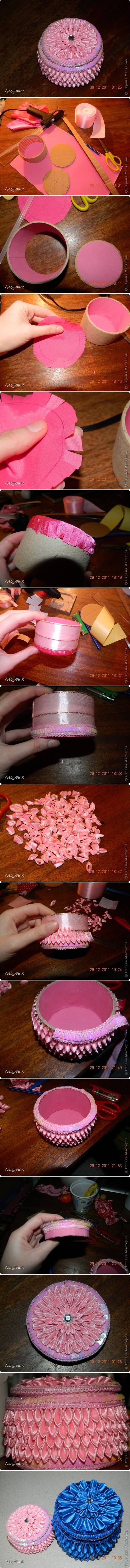 DIY Small Round Jewelry Box DIY Small Round Jewelry Box