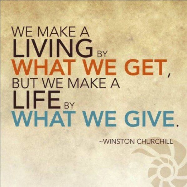 we get what we give
