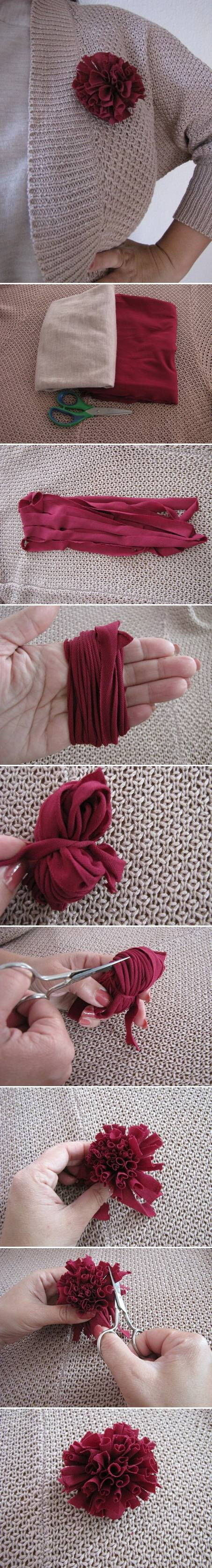 How To Make A Fabric Brooch