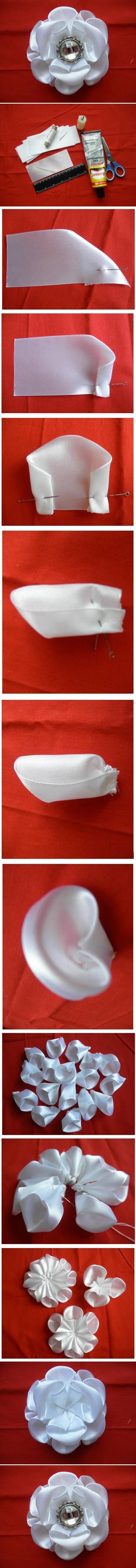 DIY Craft White Rose