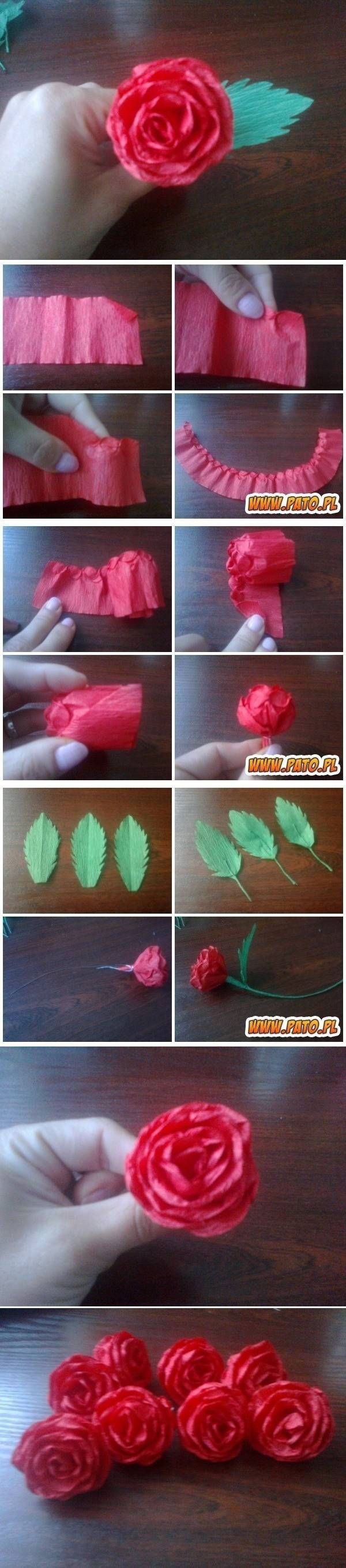 How To Make A Paper Rose How To Make A Paper Rose