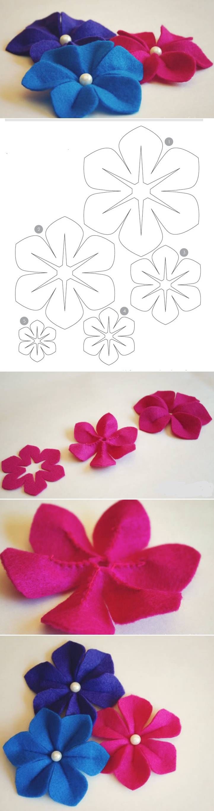 How To Make A Felt Flower How To Make A Felt Flower