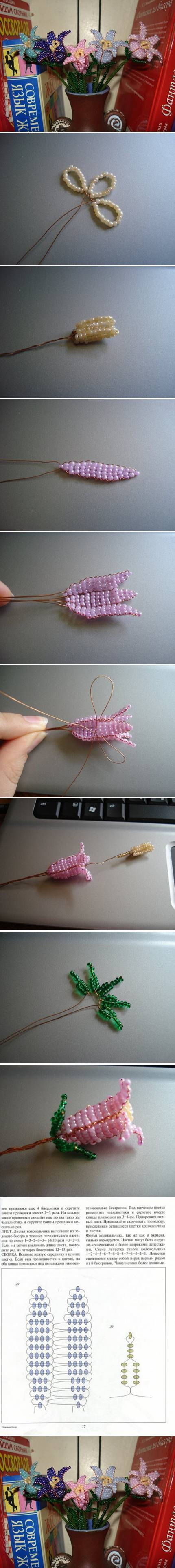 DIY Beads Bell Flower