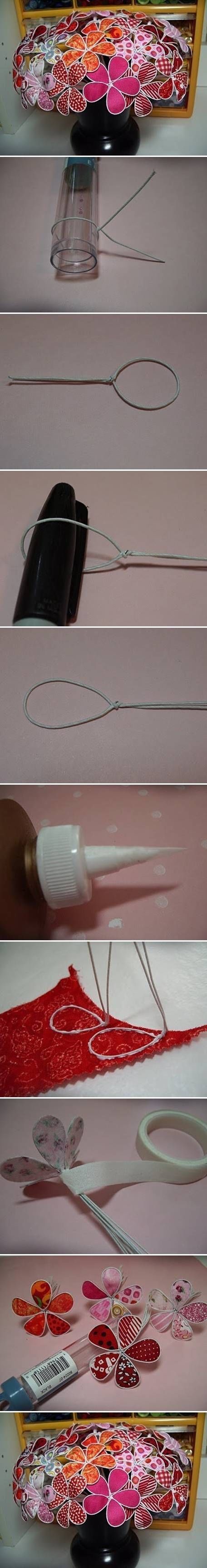 How To Make Flowers With Wire And Fabric How To Make Flowers With Wire And Fabric
