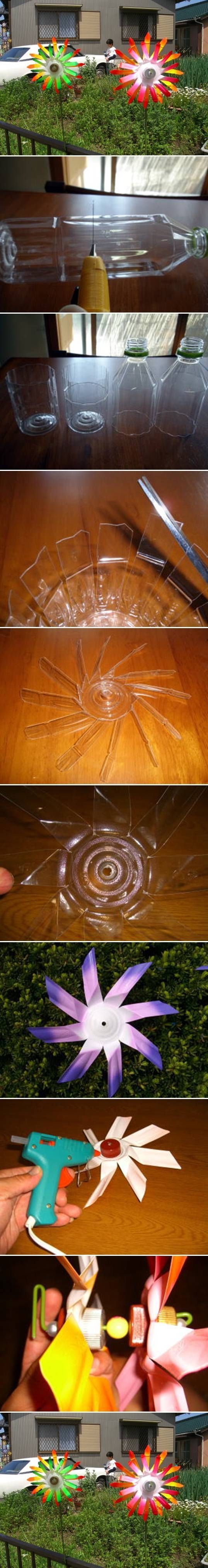 Make Your Own Windmill From Old Plastic Bottles Make Your Own Windmill From Old Plastic Bottles