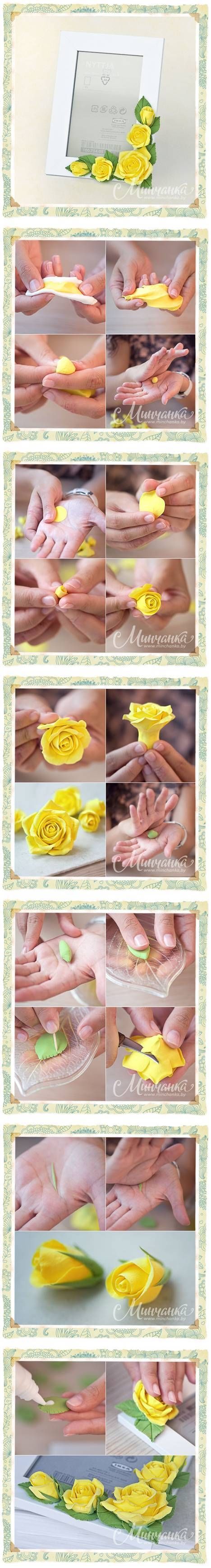 How To Make A Rose From Clay How To Make A Rose From Clay