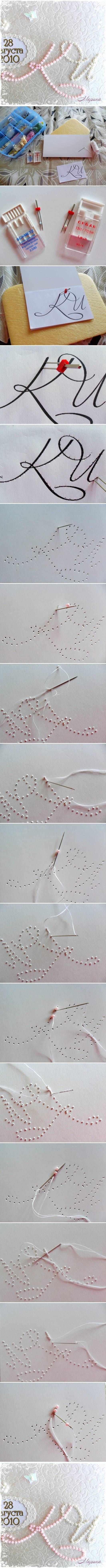 How To Make Beaded Cards