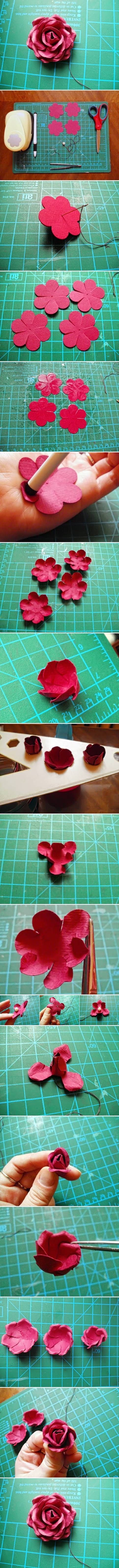 How To Make A Paper Rose