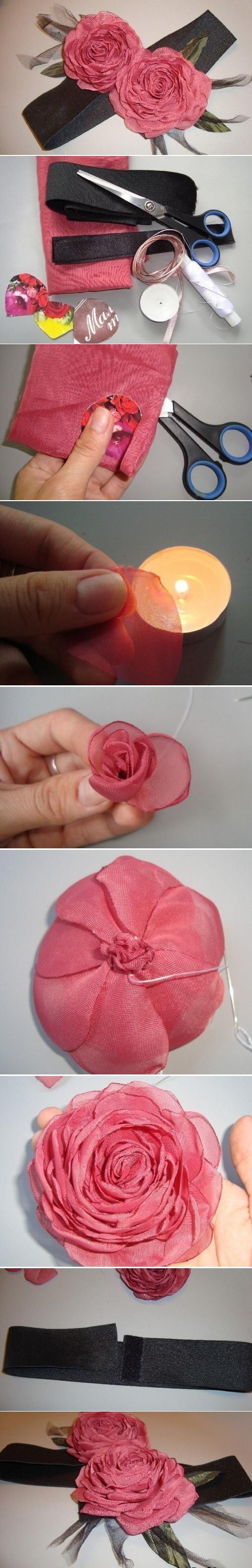Making Decorative Roses