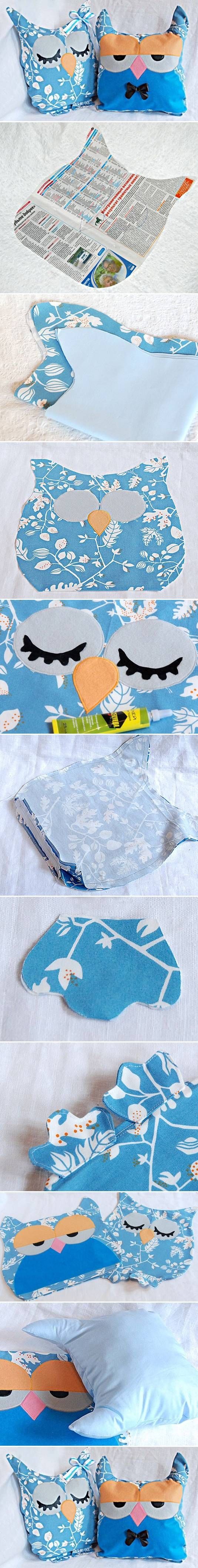 How To Make A Stuffed Owl Cushion