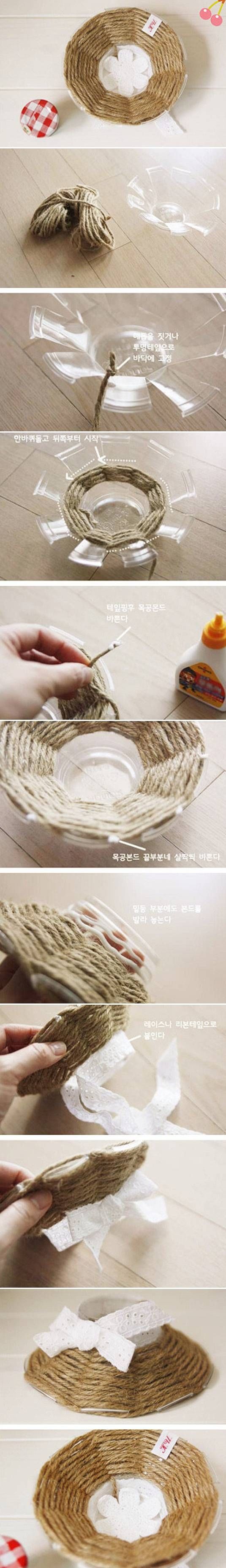 DIY Tray Made From Rope