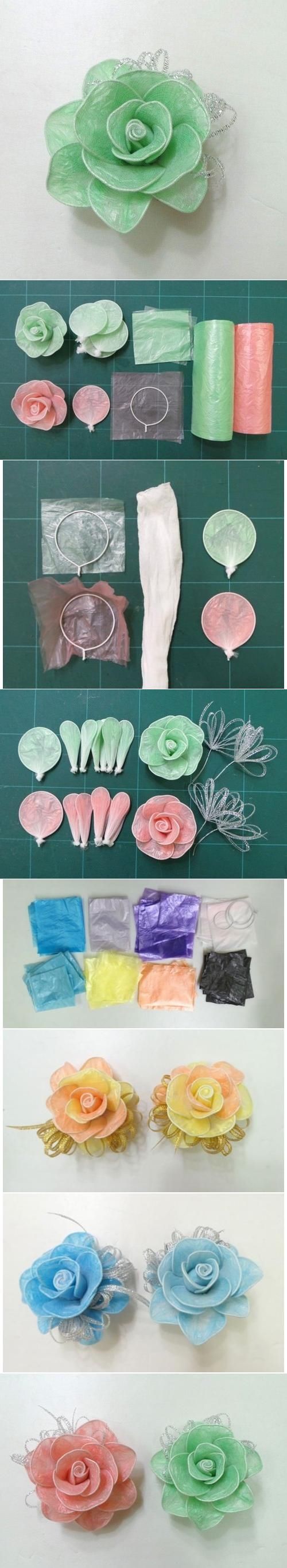 How To Make Plastic Roses How To Make Plastic Roses