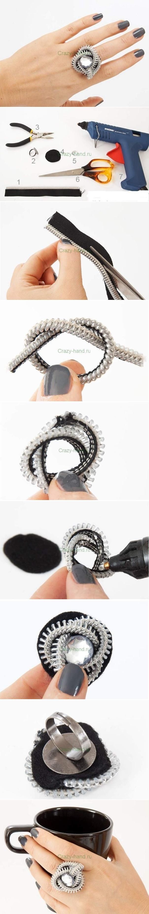 How To Make Rings From Zippers