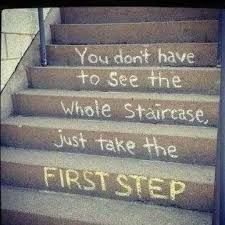 the first step
