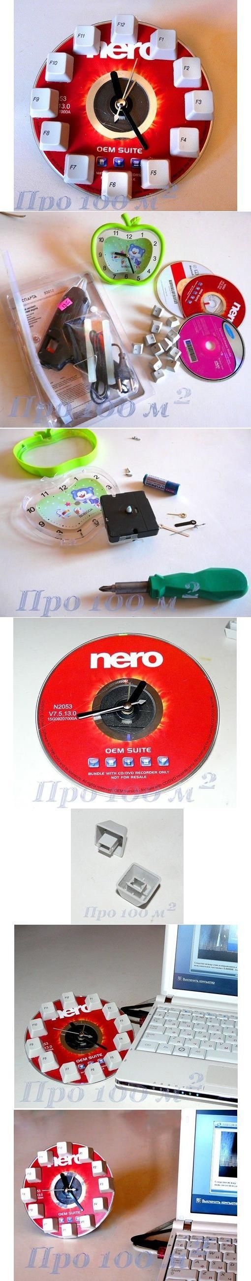 How To Make A Clock From A CD How To Make A Clock From A CD