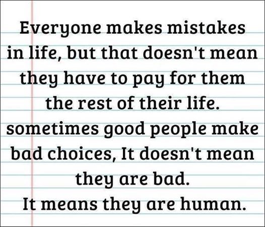 everyone makes mistakes
