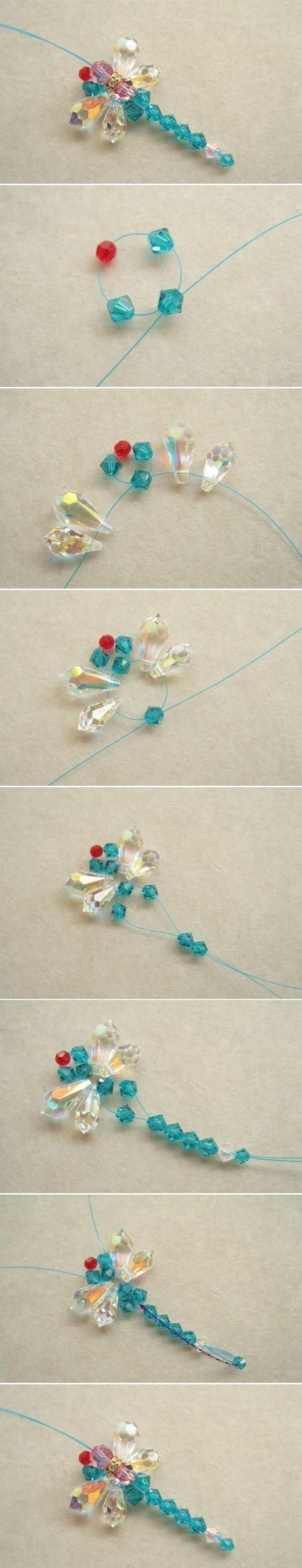 DIY Beaded Dragonfly