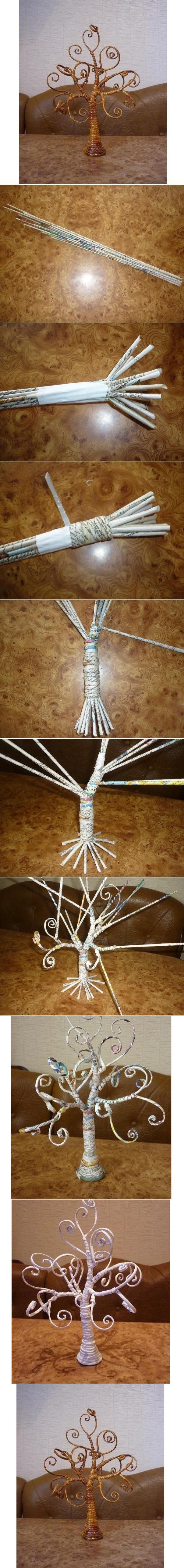 How-To-Make-A-Newspaper-Tree
