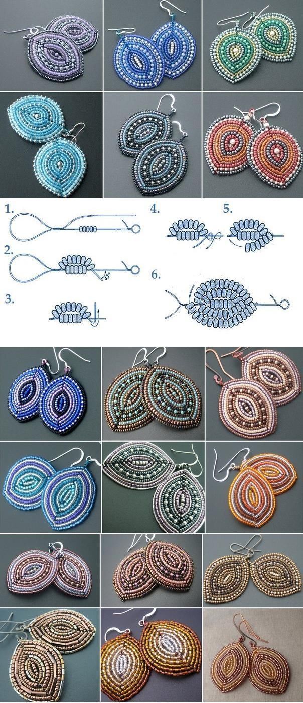How To Make Bead Earring That Look Like Leaves How To Make Bead Earring That Look Like Leaves