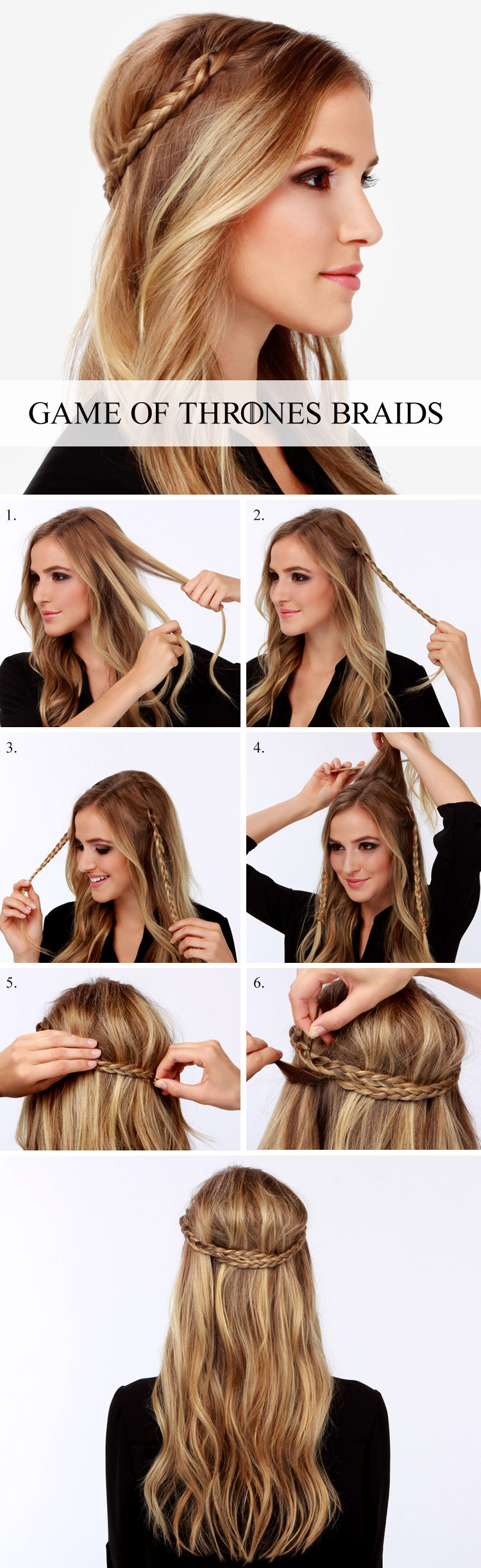 DIY Game of Thrones Braids