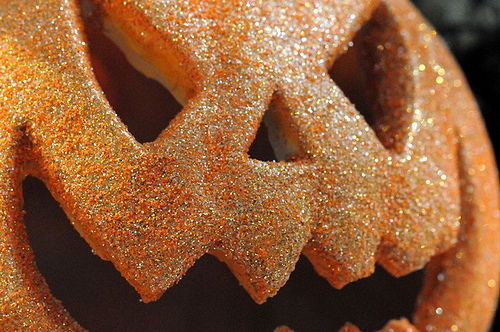Glittered Pumpkin Glittered Pumpkin