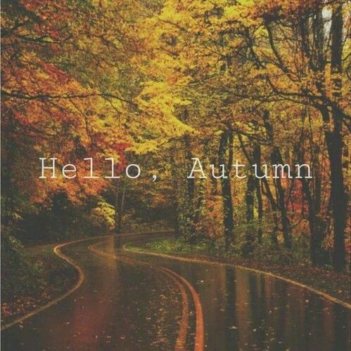 Hello autumn Hello autumn