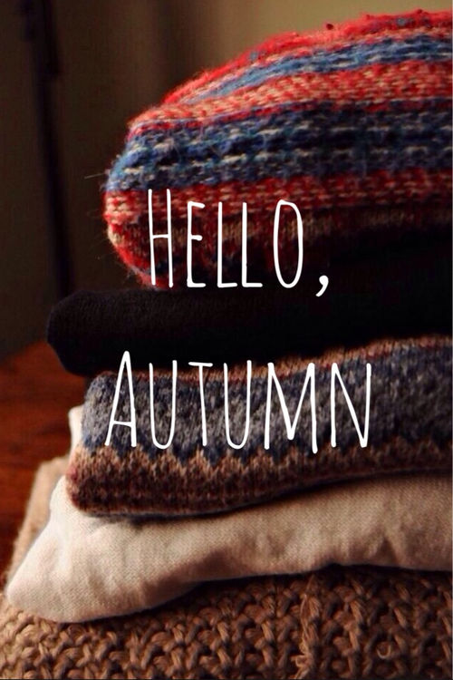 Hello autumn