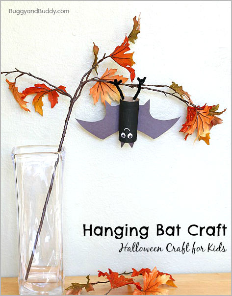 Hanging bat craft for Kids Hanging bat craft for Kids