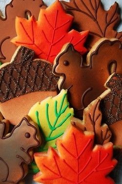 Fall cookies