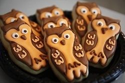 Owl cookies