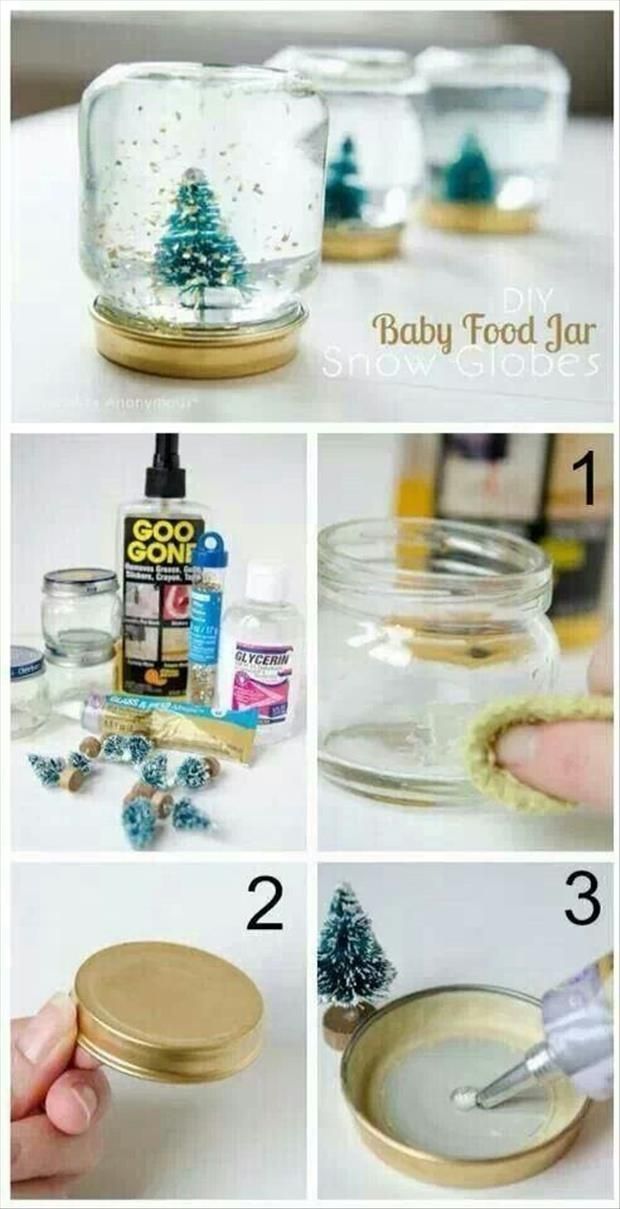 DIY Snow Globes DIY Snow Globes