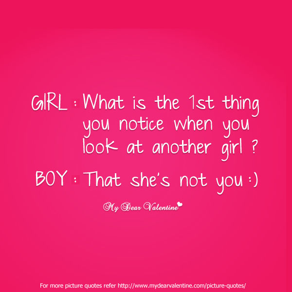 She is not you