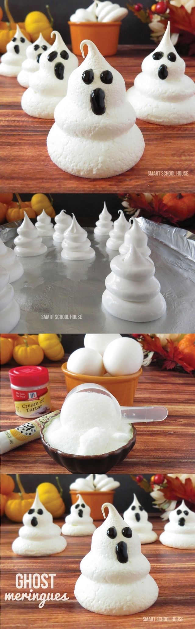 DIY Ghost Meringues DIY Ghost Meringues