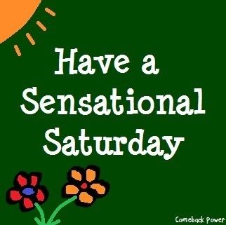 Have a sensational Saturday Have a sensational Saturday