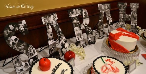 DIY Photo Collage Letters Wall Decor