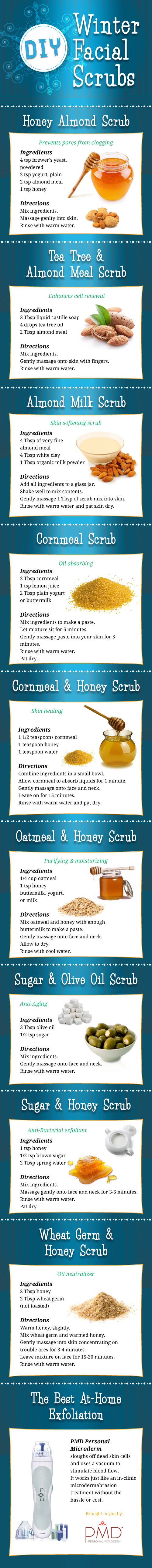 Winter Facial Scrubs