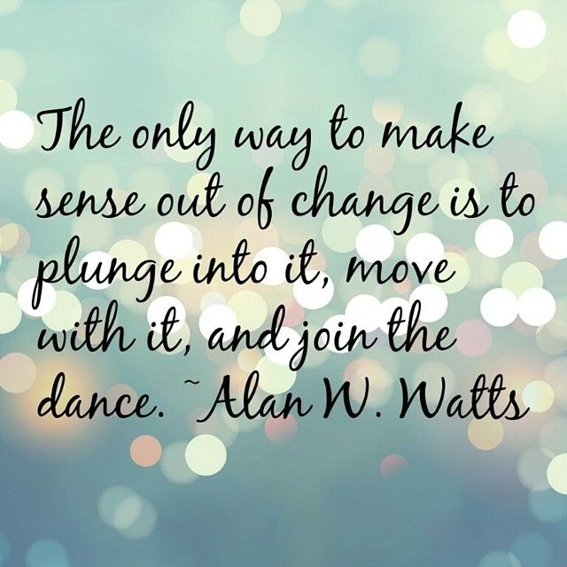 make sense of change