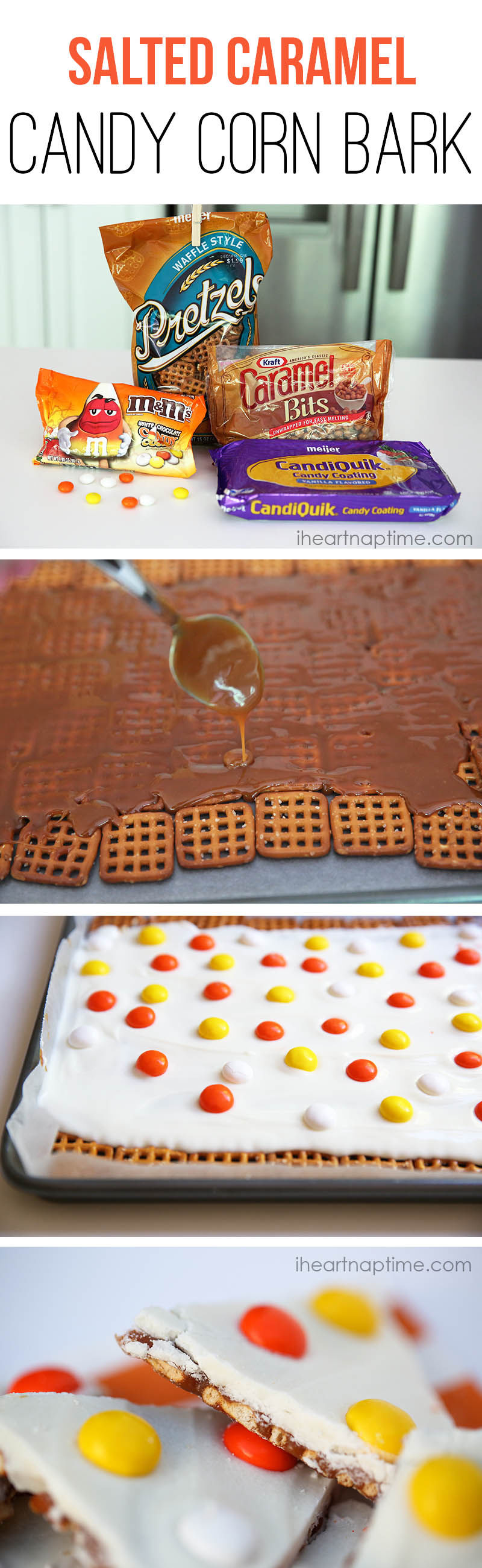 Salted Caramel Candy Corn Bark Salted Caramel Candy Corn Bark